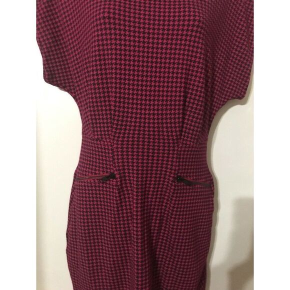 French Connection Mini Dress Houndstooth Print 4 - Picture 8 of 8